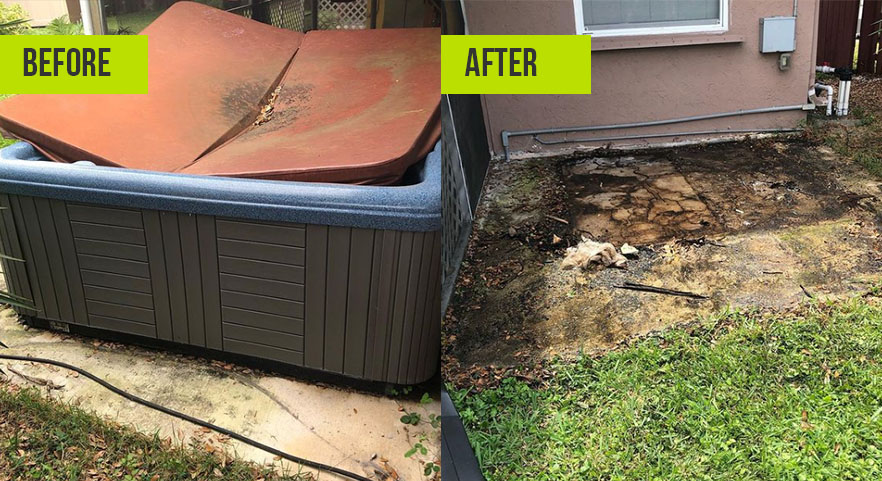 Before and After Junk Removal Safety Harbor Before and After Junk Removal Safety Harbor